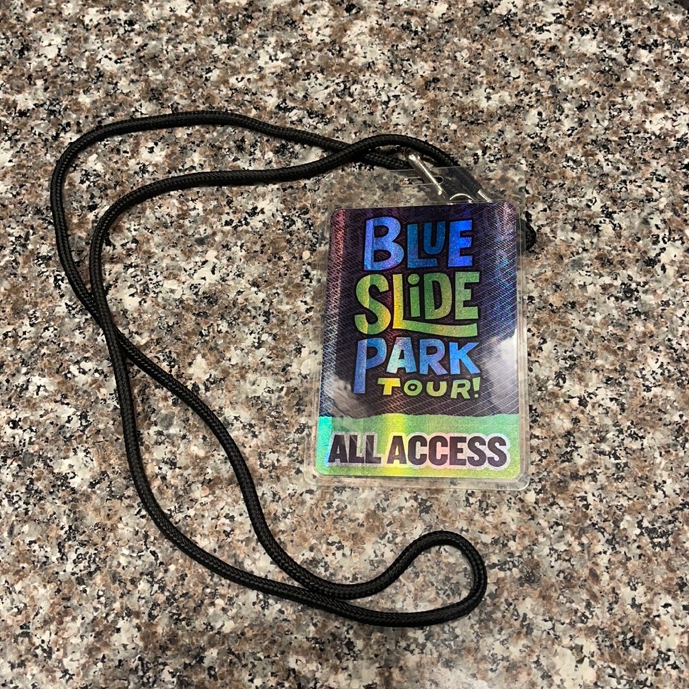 Mac Miller Blue Slide Park Tour All Access Pass 2011
